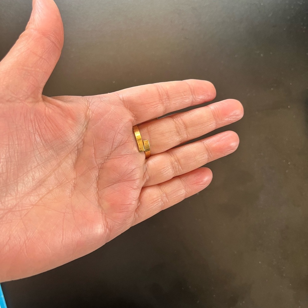 Gold Fish Statement Ring - image 3